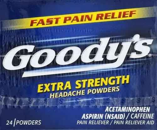 Goody's Extra Strength Powders | Fast Pain Relief | Aspirin & Caffeine | 24 Count