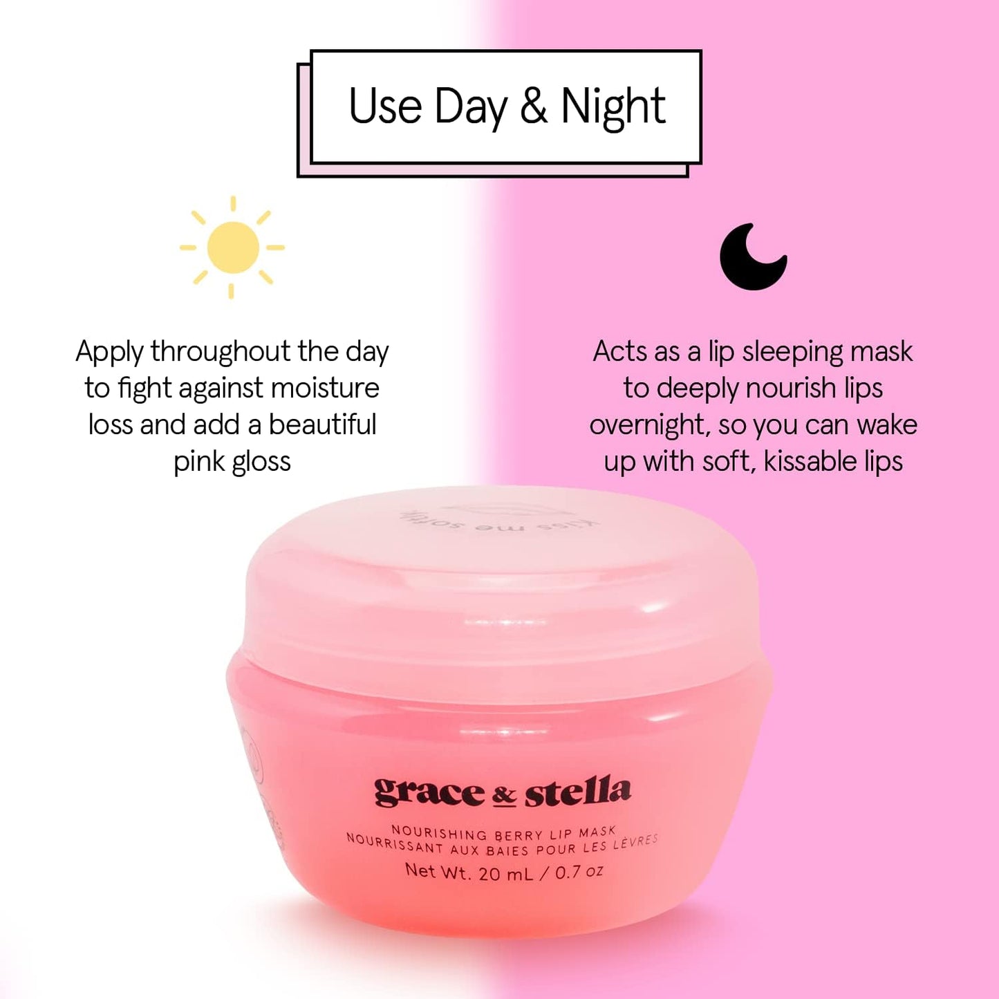 grace & stella Award Winning Lip Butter - Hydrating Lip Balm - Nourishing Lip Mask (1-pack) Travel Essentials, Travel Size Toiletries - PrimeBioHealth - canada supplements