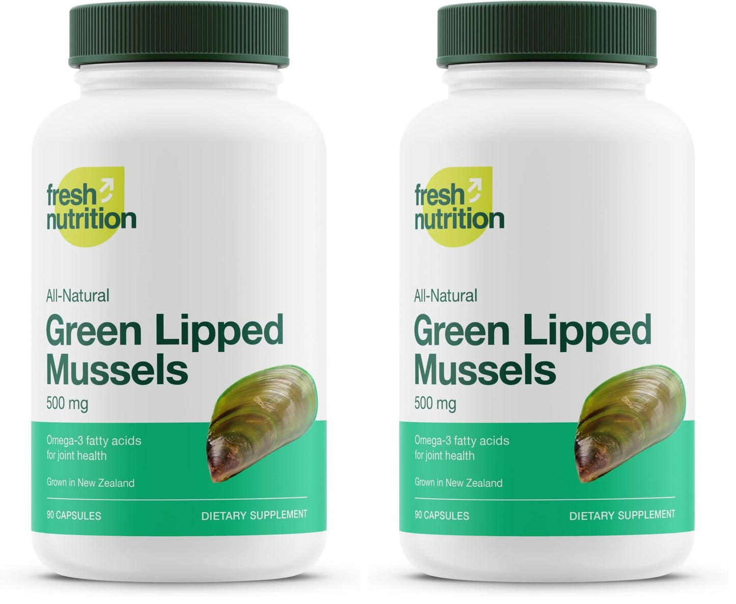 Green Lipped Mussel Capsules - Strongest DNA Verified from New Zealand - Perna Canaliculus Omega Supplement - May Promote Healthy Joints - 90 Capsules - PrimeBioHealth - canada supplements