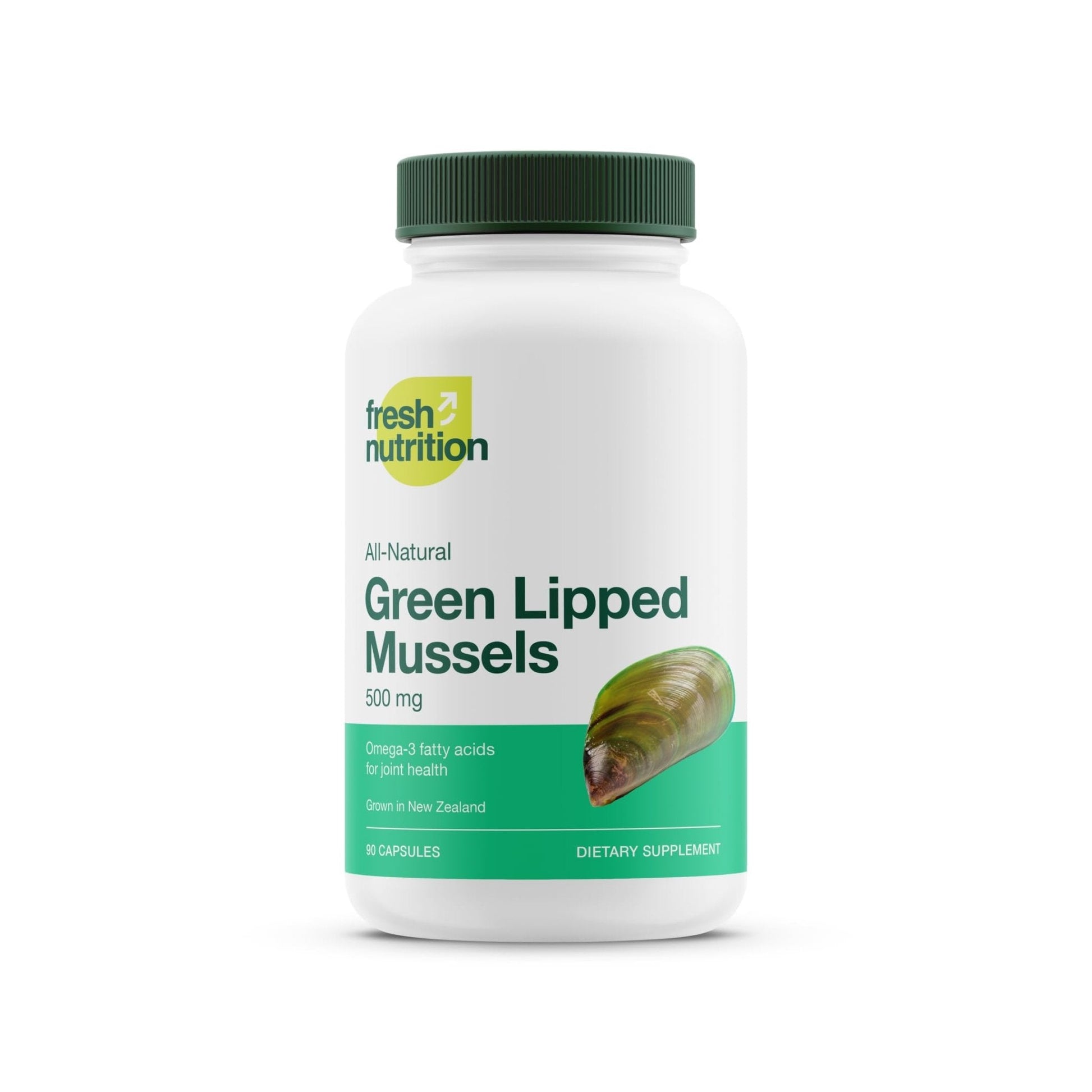 Green Lipped Mussel Capsules - Strongest DNA Verified from New Zealand - Perna Canaliculus Omega Supplement - May Promote Healthy Joints - 90 Capsules - PrimeBioHealth - canada supplements