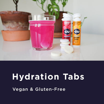 GU Energy Hydration Electrolyte Drink Tablets, Enhanced Endurance Sports Drink for Running, Cycling, Triathlon, 4-Count (48 Servings), Assorted Flavors - PrimeBioHealth - canada supplements