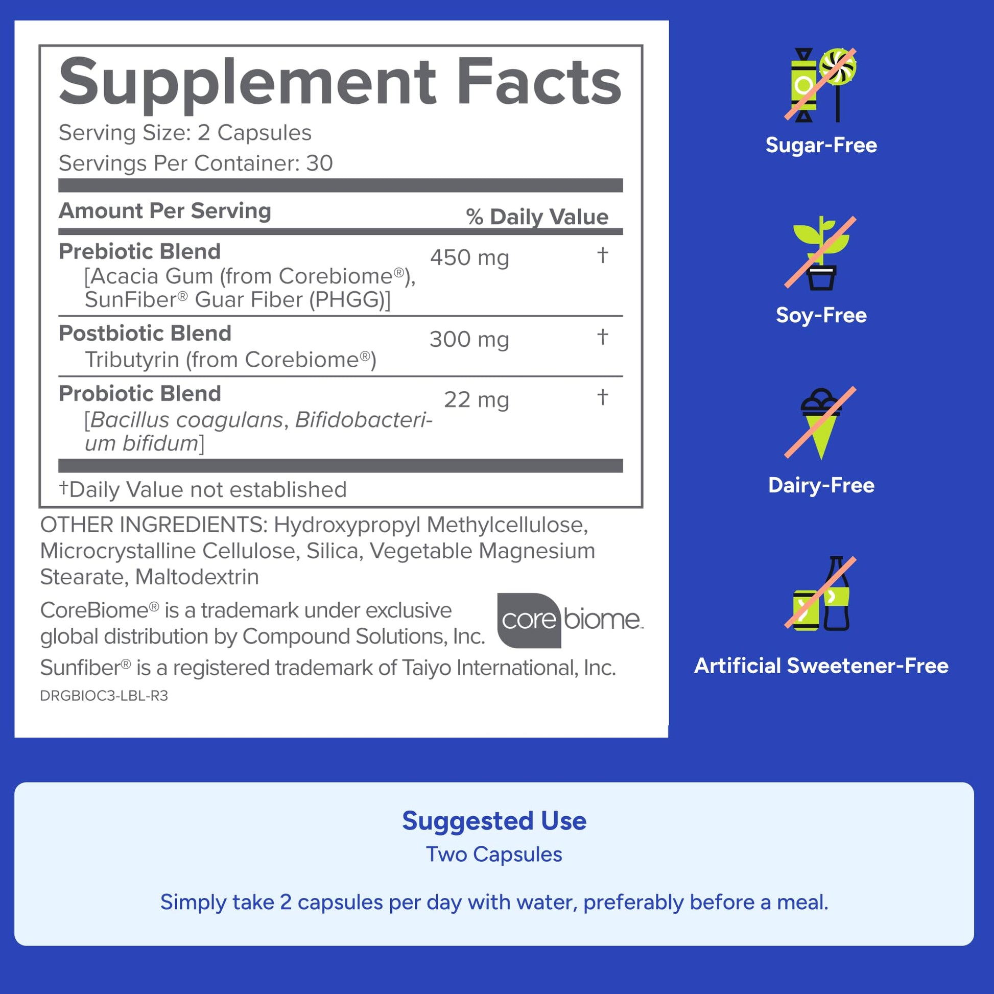 Gundry MD® Bio Complete 3, 3-in-1 Probiotics for Gut Health, Probiotic Supplements for Digestion, Supplement Supporting Bloating, Gas, Food Cravings - PrimeBioHealth - canada supplements