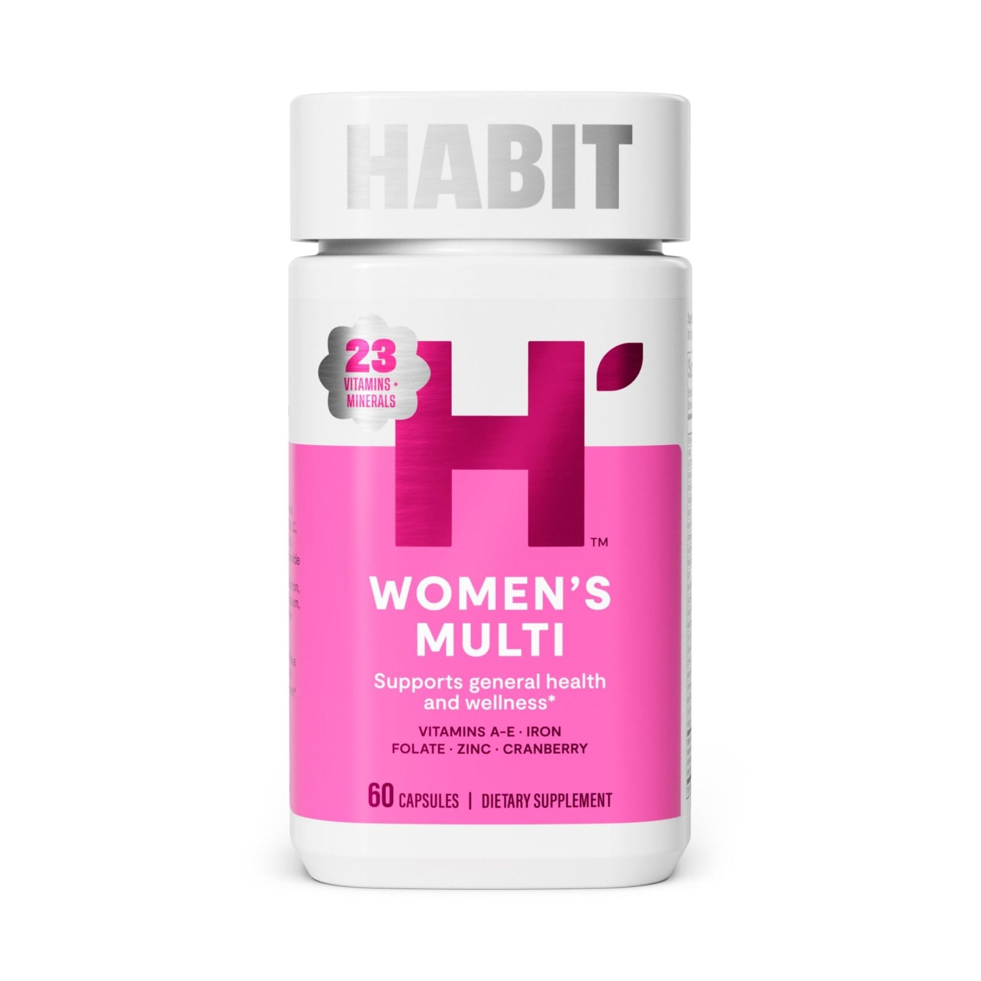 Habit Womens Multi Supplement (60 Capsules) - New Look, Supports General Health & Wellness, 23 Essential Vitamins and Minerals, Fruit extracts - PrimeBioHealth - canada supplements