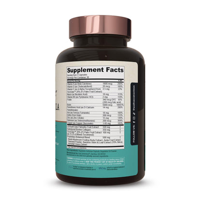 Hair La Vie Live Conscious Clinical Formula Hair Growth Vitamins for Women and Men w/Biotin, Collagen & Saw Palmetto (Pack of 1) - PrimeBioHealth - canada supplements