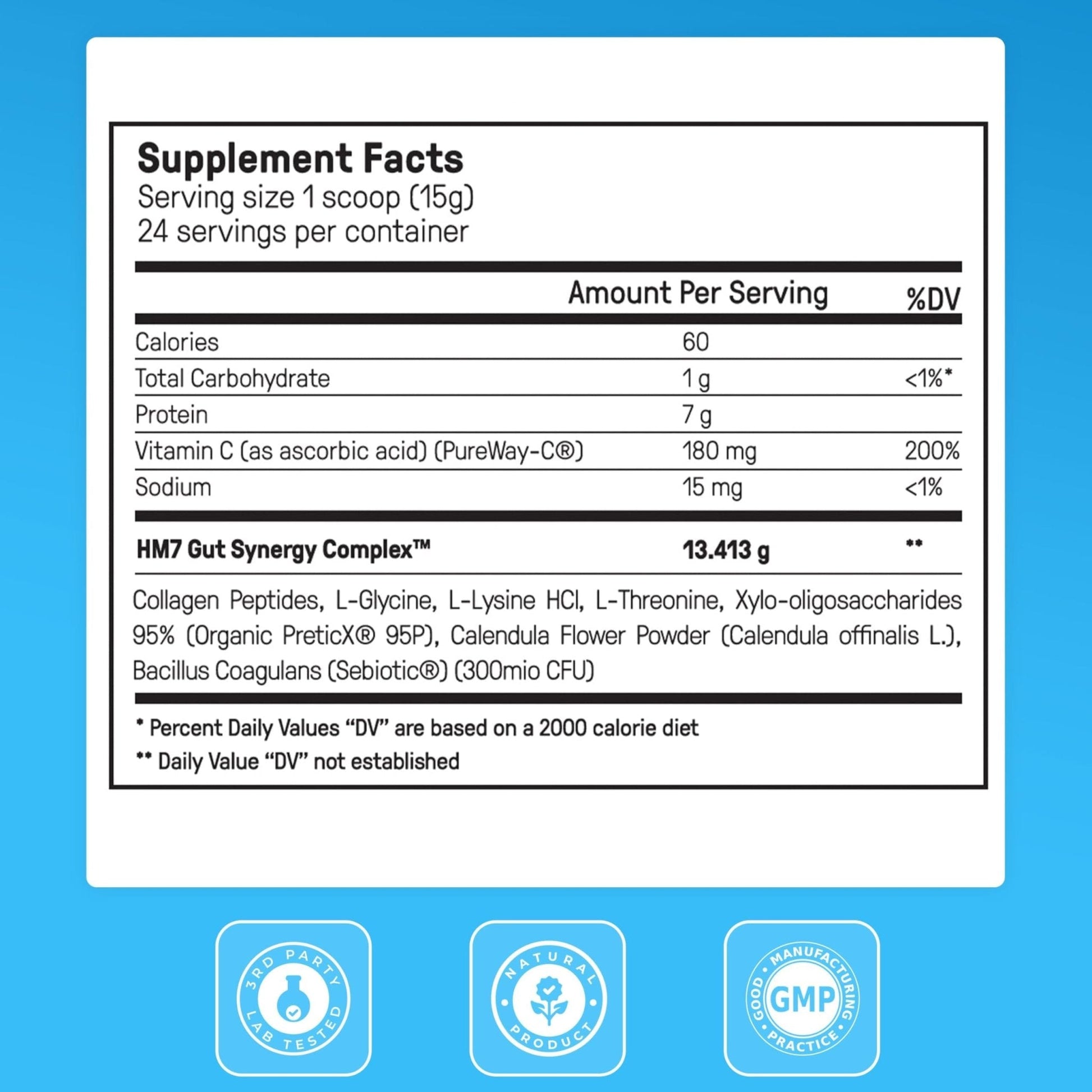 Happy Mammoth Complete Gut Repair Probiotic, Prebiotic, Fiber & Collagen Supplement for Gut Health, Digestion, Healthy Gut Microbiome, Reduces Constipation - PrimeBioHealth - canada supplements