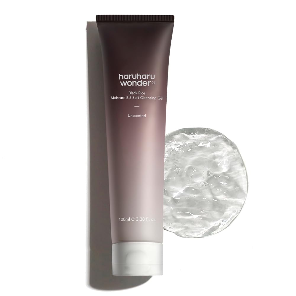 HARUHARU wonder Black Rice Moisture 5.5 Soft Cleansing Gel, Gentle Daily Cleanser, Low 5.5pH, Moisture Balance, Soap Free - PrimeBioHealth - canada supplements