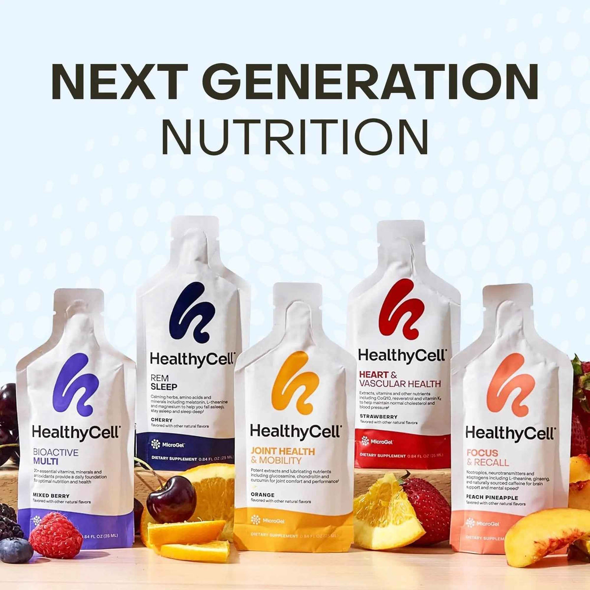 Healthycell Bioactive Daily Liquid Multivitamin for Men & Women – 20+ Essential Vitamins, Minerals & Antioxidants for Brain