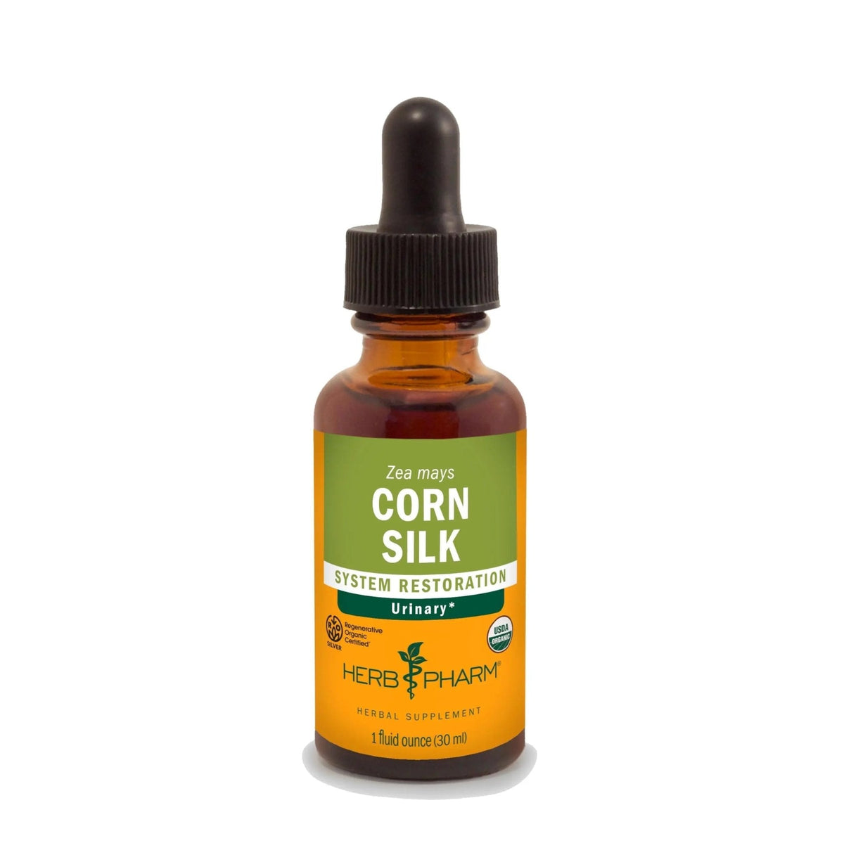 Supplement Product​Herb Pharm Certified Organic Corn Silk Liquid Extract for Urinary System Support, 1 Fl Oz - GlowUpCaUSA