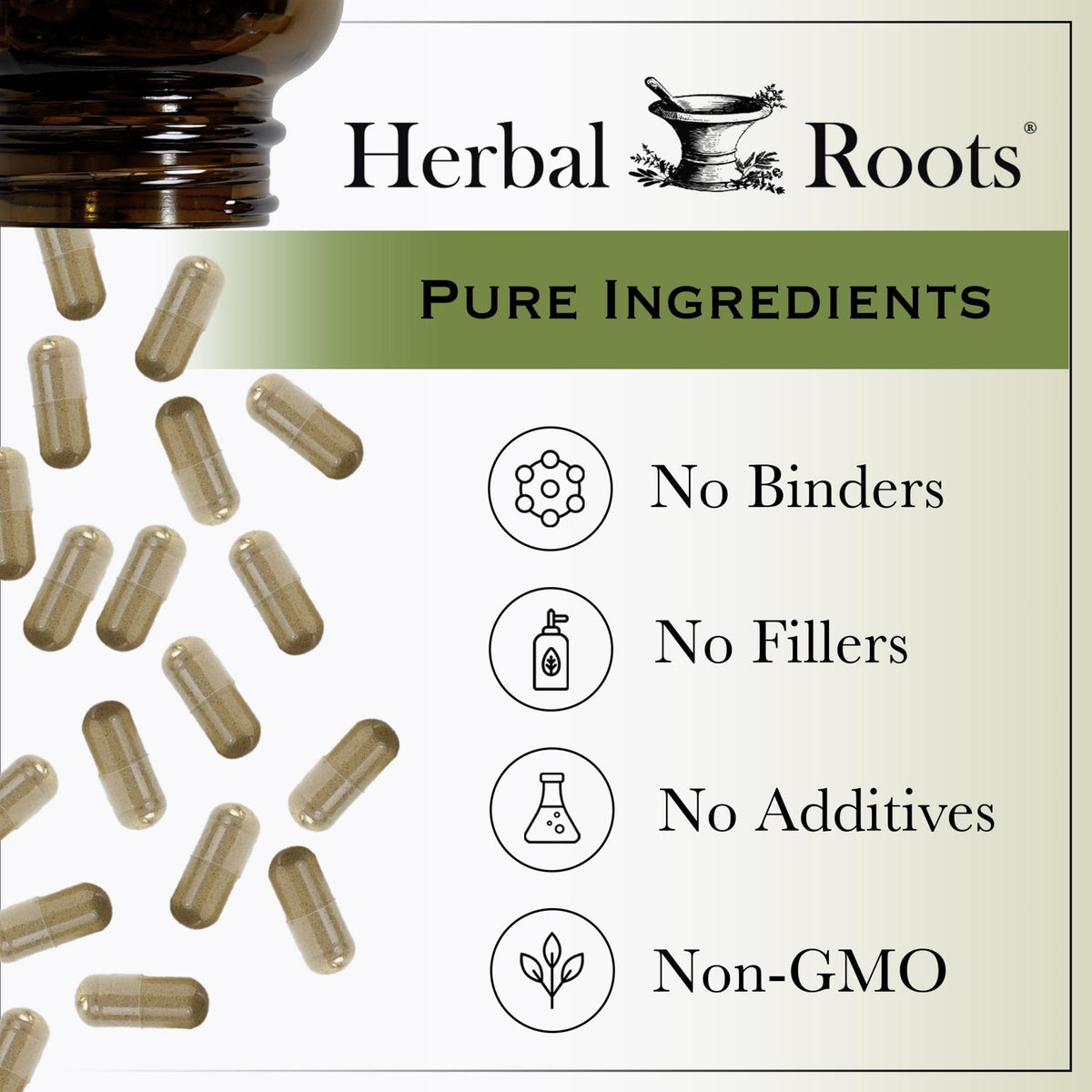 Herbal Roots Organic Ginkgo Biloba Made with Pure Organic Ginkgo Leaf and Extract - 60 Vegan Capsules - PrimeBioHealth - canada supplements