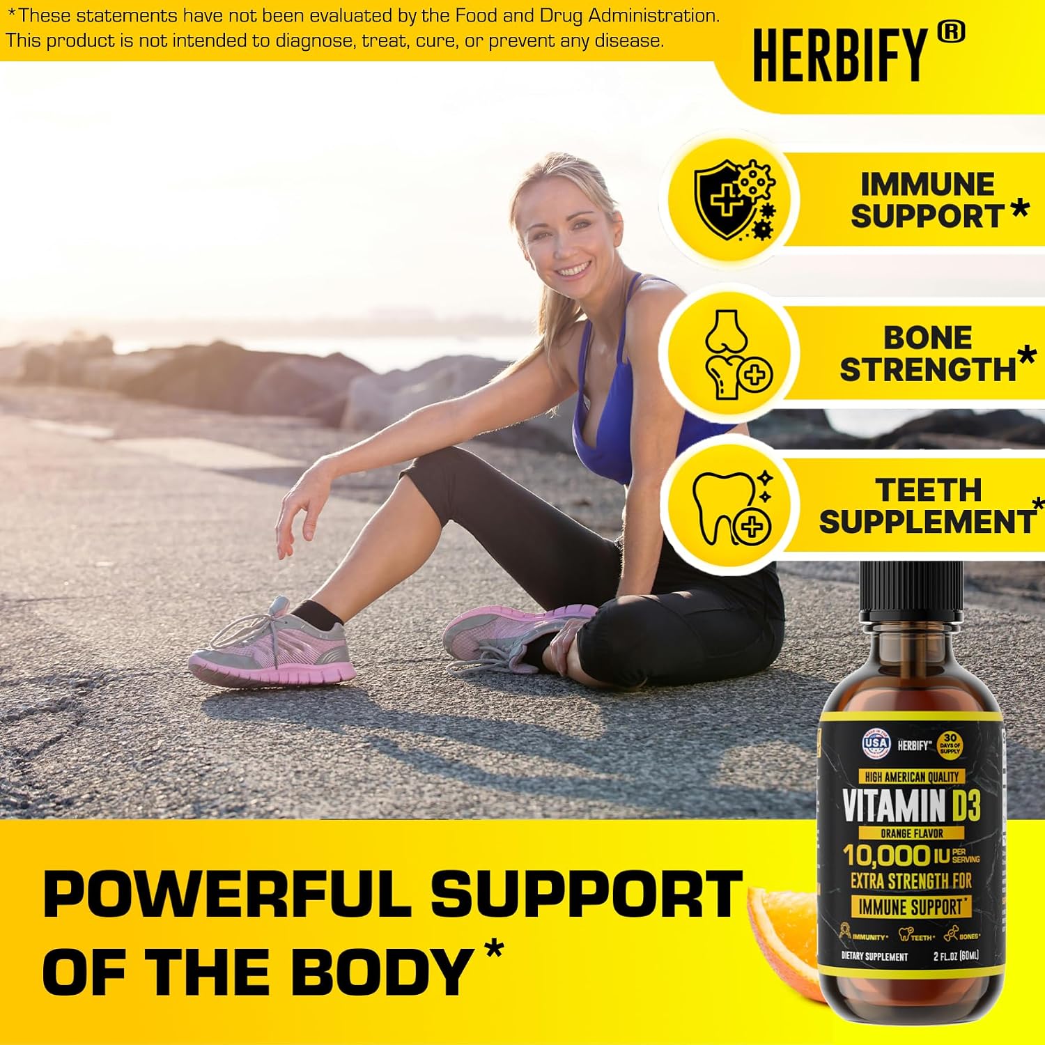 HERBIFY Bundle - Mullein Leaf Extract & Vitamin D3 - Respiratory Support & Immune Boost - PrimeBioHealth - canada supplements