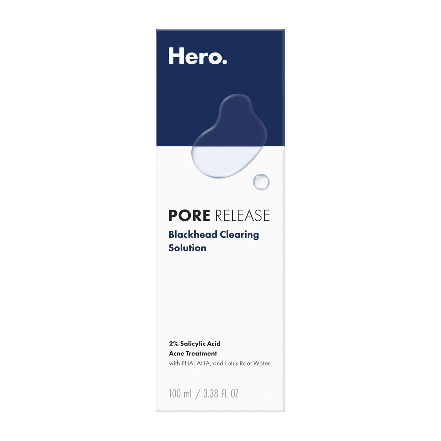 Hero Cosmetics Pore Release Blackhead Clearing Solution, Exfoliating 2% Salicylic Acid Toner Featuring AHA, BHA, and PHA - PrimeBioHealth - canada supplements
