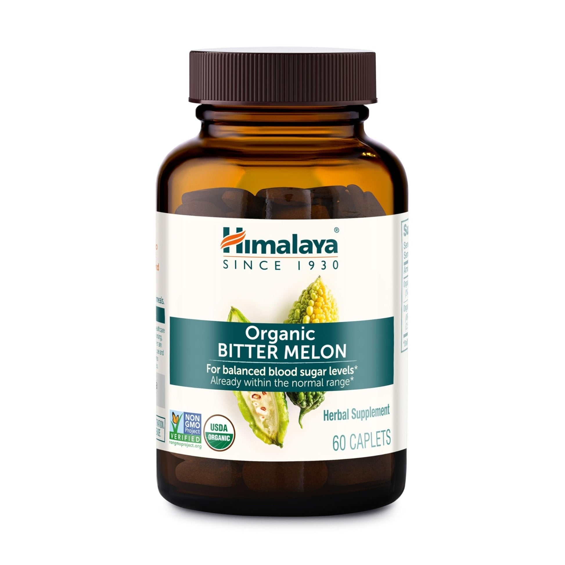 Himalaya Organic Bitter Melon - Herbal Glucose Metabolism Support - USDA Organic, Non-GMO, Vegan, Gluten Free - PrimeBioHealth - canada supplements