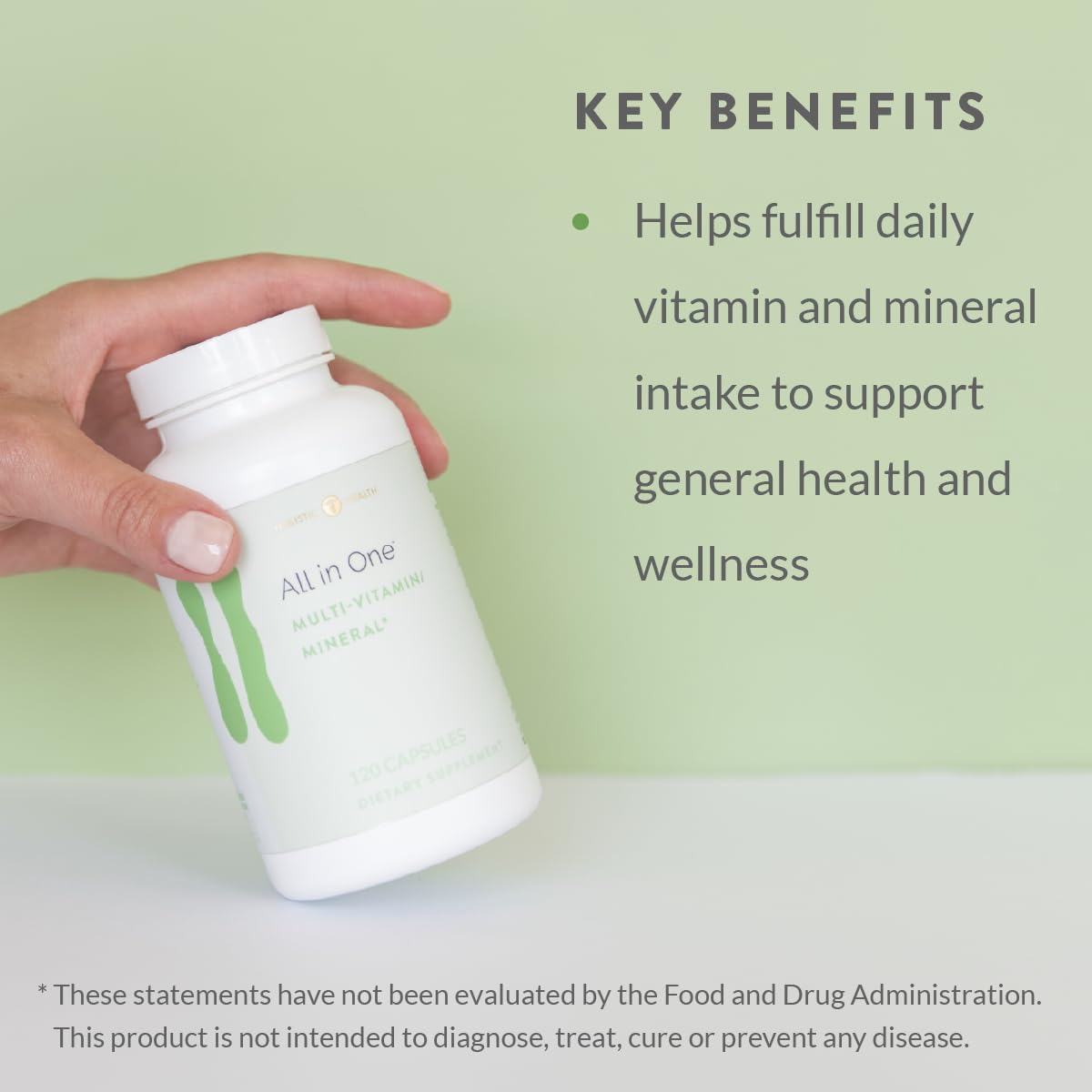 Holistic Health All in ONE Multi Vitamin and Mineral for Antioxidant Boost, Multi Minerals Supplement for Supporting Methylation - PrimeBioHealth - canada supplements