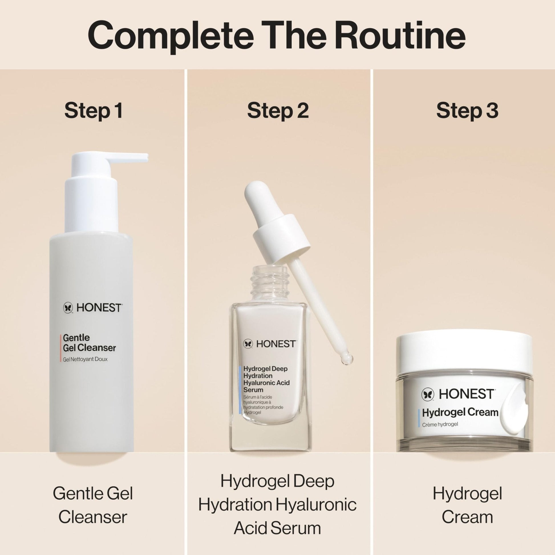 Honest Beauty Hydrogel Cream with Hyaluronic Acid, Lightweight Moisturizing Water, Gentle for Sensitive Skin - PrimeBioHealth - canada supplements