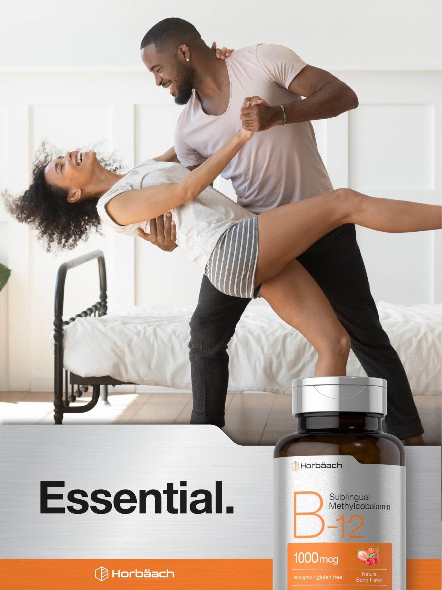 Horbaach Vitamin B12 1000 mcg Sublingual | 400 Fast Dissolve Tablets | Methylcobalamin Supplement for Women and Men - PrimeBioHealth - canada supplements