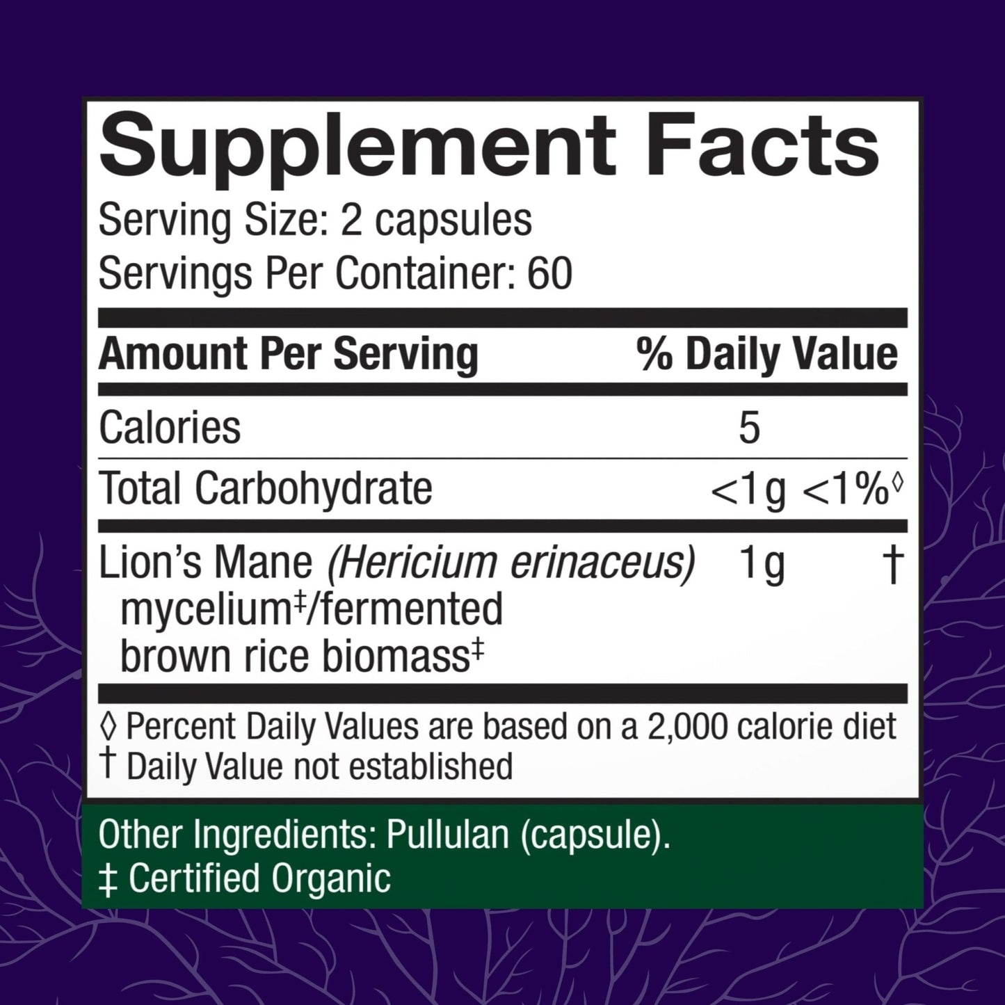 Host Defense Mushrooms Lion's Mane - Supplement Capsules for Brain Health Support - Mushroom Support for Focus & Memory Function - PrimeBioHealth - canada supplements