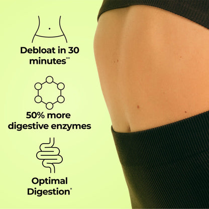 HUM Flatter Me Extra Strength Digestive Enzymes for Women, Men, Digestive Gut Bloating Supplement, Ginger, Peppermint Leaf, Fast Acting Anti Bloat - PrimeBioHealth - canada supplements