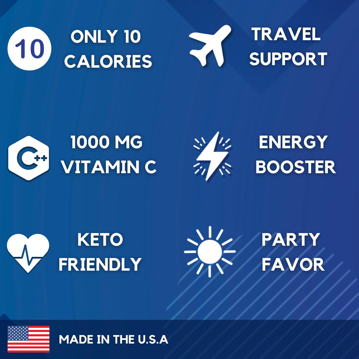 HydroMATE Electrolytes Powder Drink Mix Packets Hydration Accelerator Low Sugar Party Favors for Rapid Recovery Vitamin C Plu - PrimeBioHealth - canada supplements