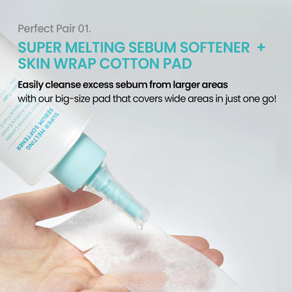 ilso Super Melting Sebum Softener, 5.29 fl oz, with 40 Skin Wrap Cotton Pads included, Pore Cleansing Solution, Blackhead Softener - PrimeBioHealth - canada supplements