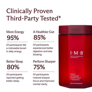 IM8 Daily Ultimate Essentials All-in-One Multivitamin Supplement (30 Servings, Starter Kit - Scoop + Tumbler Included)