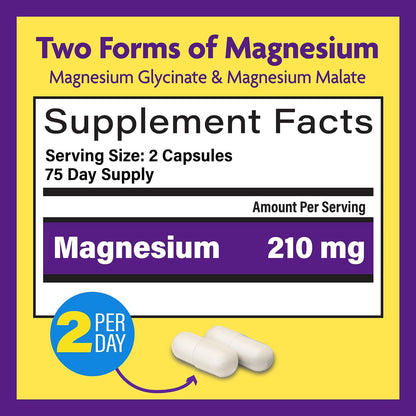 InnovixLabs Choline & Magnesium Bundle Choline Bitartrate 550mg (100 Capsules) Advanced Magnesium (150 Capsules). Supports Memory, Mood, Brain Health & Boost Cognitive.* - PrimeBioHealth - canada supplements