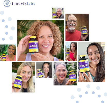 InnovixLabs Choline & Magnesium Bundle Choline Bitartrate 550mg (100 Capsules) Advanced Magnesium (150 Capsules). Supports Memory, Mood, Brain Health & Boost Cognitive.* - PrimeBioHealth - canada supplements