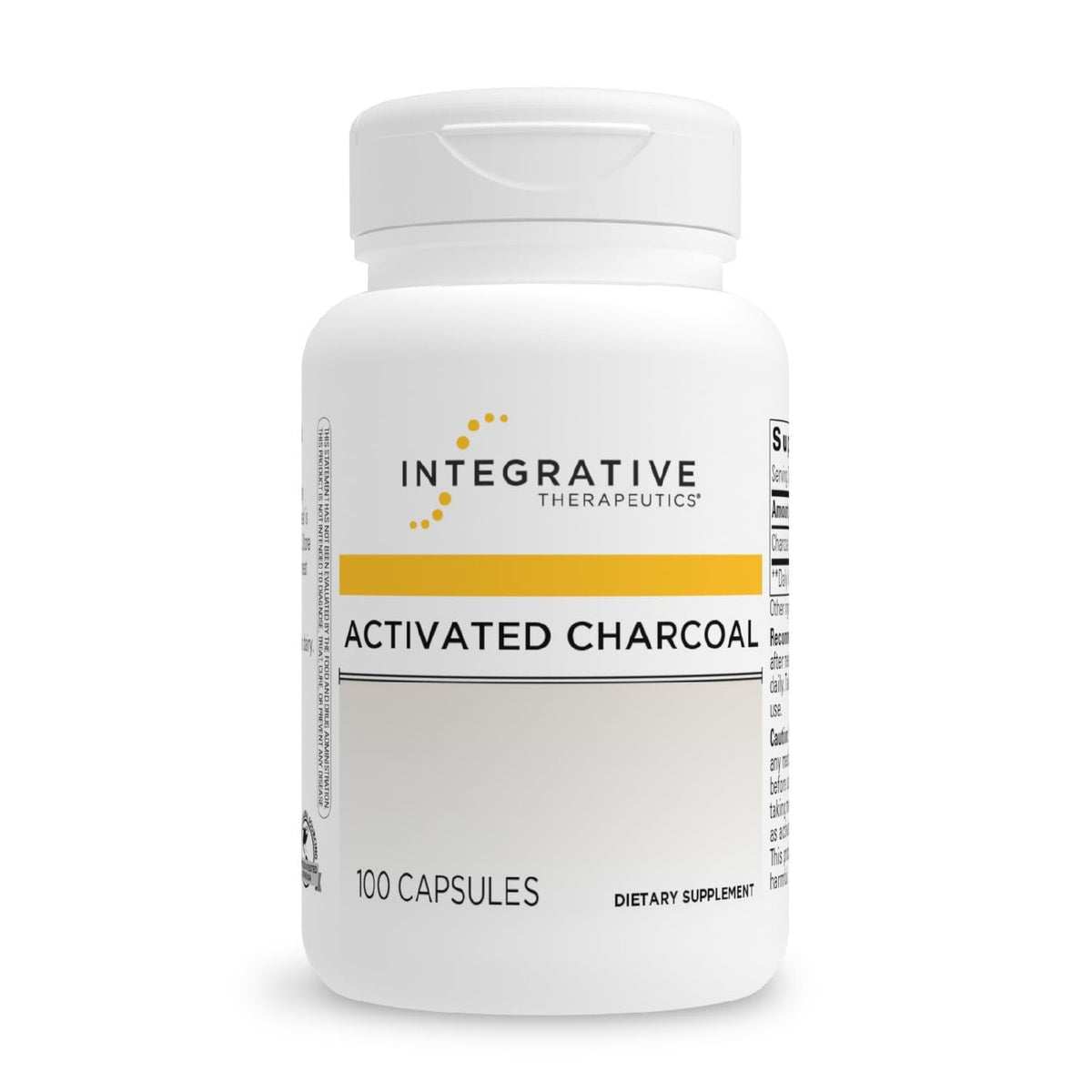 Integrative Therapeutics Activated Charcoal - Digestive & Gut Health Supplement - Effective Gastrointestinal Support - Gluten-Free & Dairy-Free - PrimeBioHealth - canada supplements