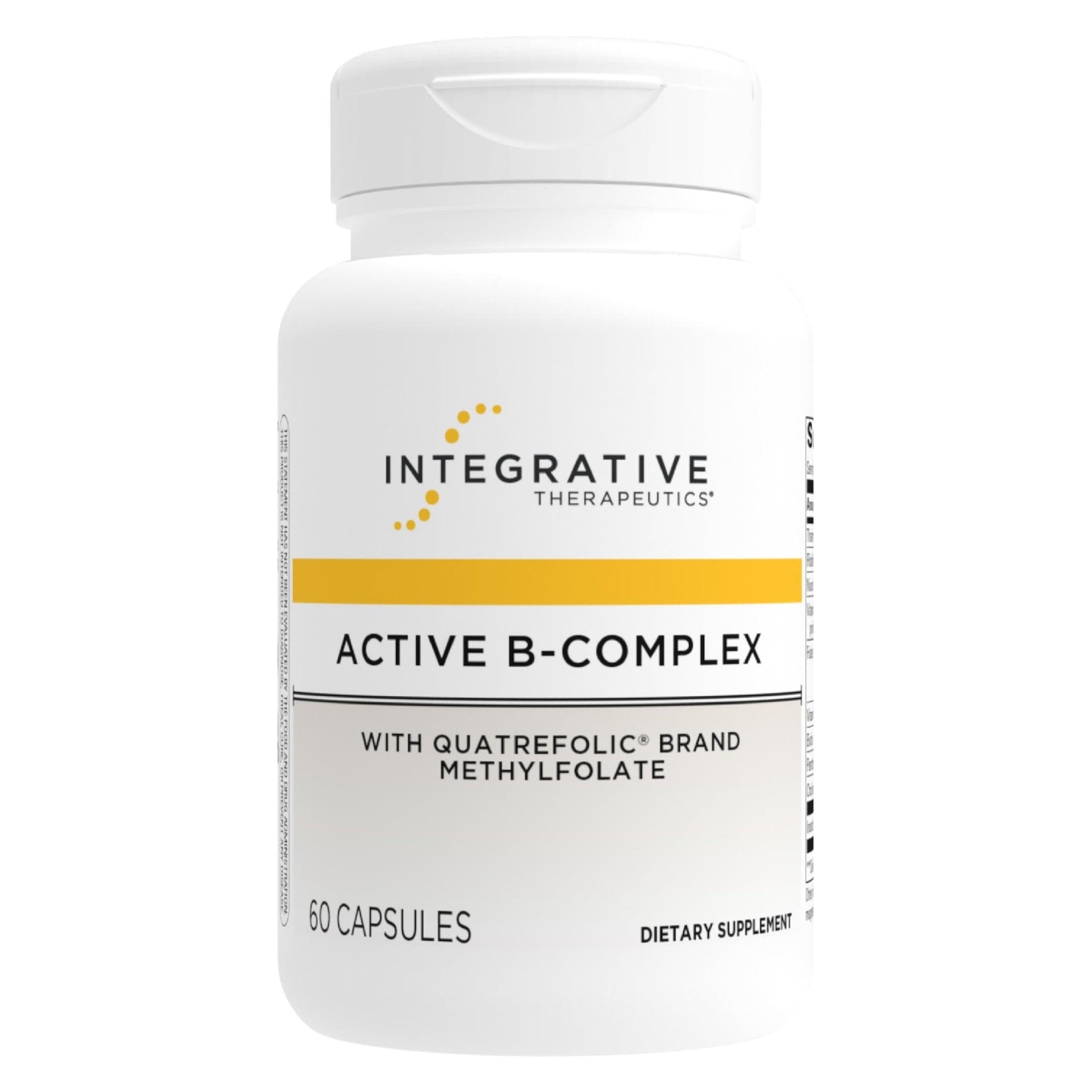 Integrative Therapeutics Active B-Complex - with Choline and Methylfolate - Cellular Energy, Immune Function & Heart Health Support with Vitamins B2, B6 & B12 - PrimeBioHealth - canada supplements