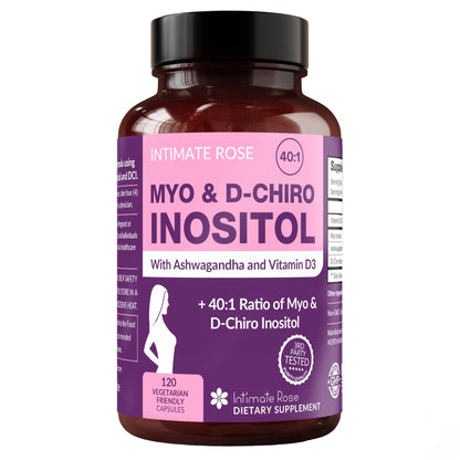 Intimate Rose Myo-Inositol & D-Chiro Inositol Supplement for Women - Hormone Balance & Ovarian Support for Women - PrimeBioHealth - canada supplements