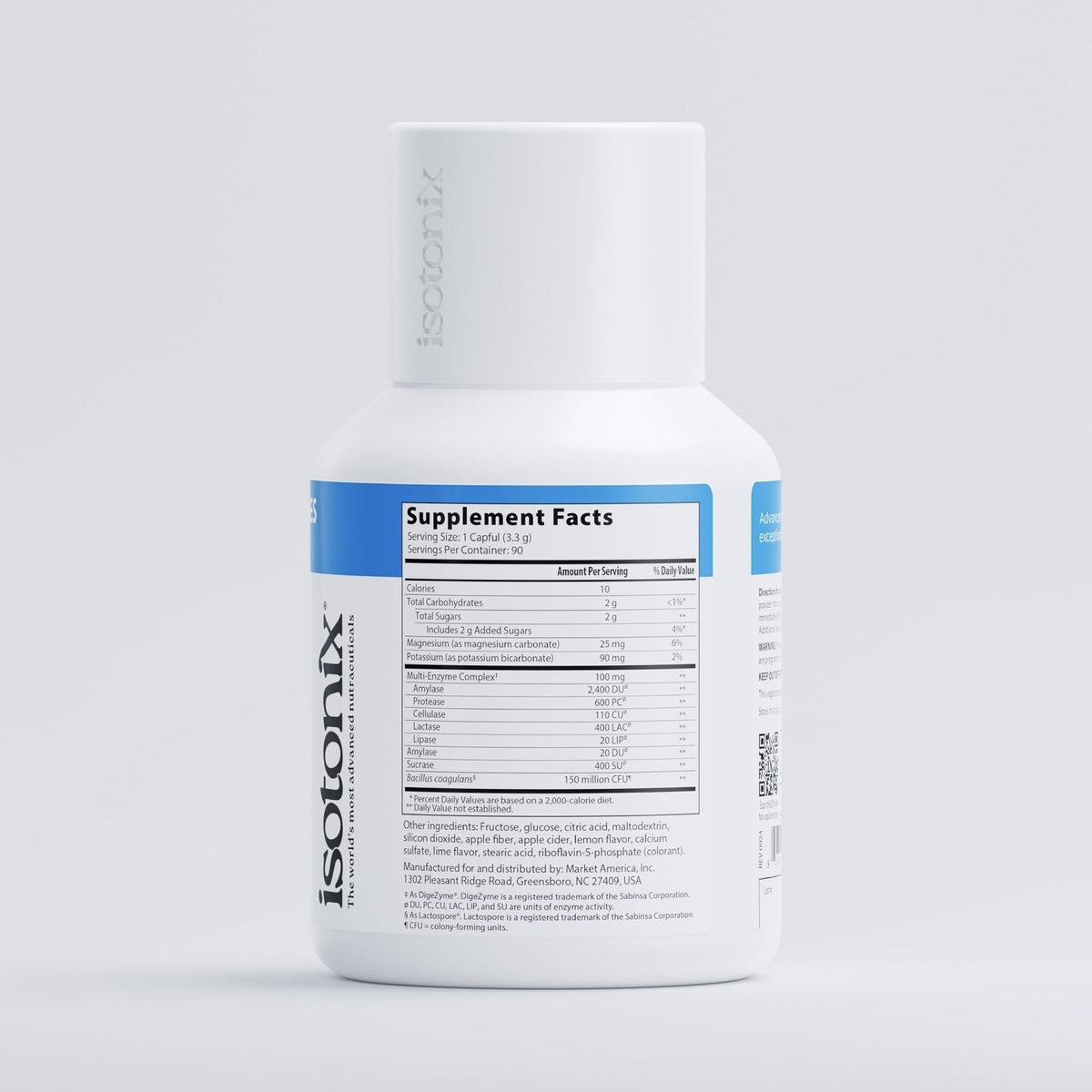Isotonix® Digestive Enzymes with Probiotics | DigeZyme® Multi-Enzyme Complex & Lactospore® Bacillus Coagulans | Nutrient Absorption, Gut Balance & Digestive Health - PrimeBioHealth - canada supplements