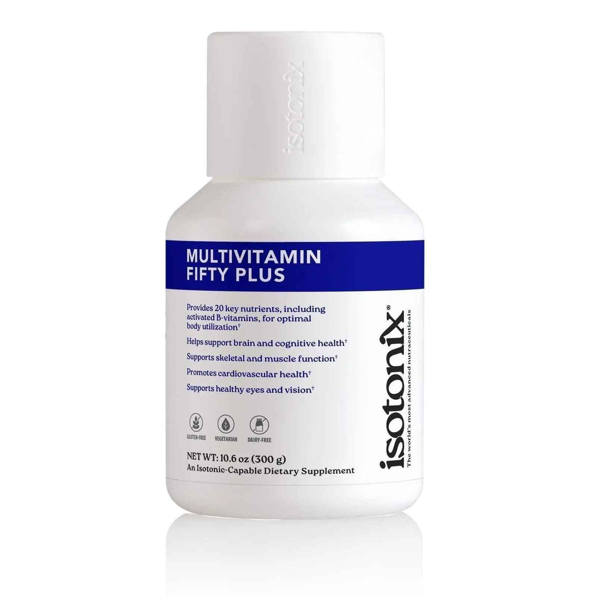 Isotonix Multivitamin Fifty Plus – Daily Multivitamin for Adults 50+ with B-Vitamins, Antioxidants, and Essential Nutrients