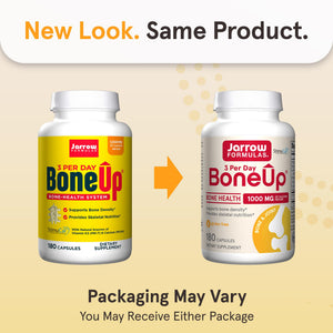 Jarrow Formulas BoneUp Three Per Day for Bone Density and Skeletal Nutrition, Includes Vitamin D3, K2 (as MK-7) and Calcium - PrimeBioHealth - canada supplements