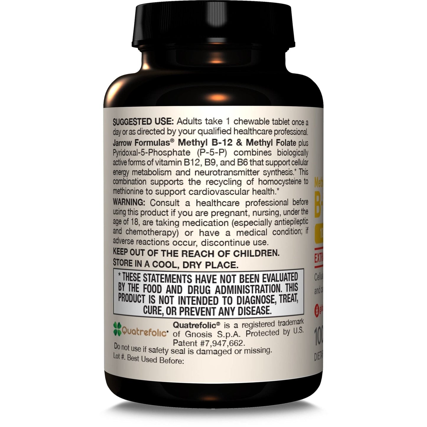 Jarrow Formulas Methyl B-12 & Methyl Folate, Bioactive Vitamin B9 & Vitamin B12 Supplement, Supports Cellular Energy Production, Healthy Brain Function & Metabolism - PrimeBioHealth - canada supplements