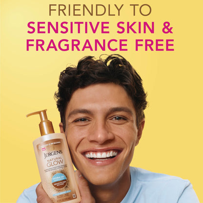 Jergens Natural Glow Hydra Gel Moisturizer, Hyaluronic Acid Tanning Lotion, Hydrating Tanning Gel, Fragrance-Free Self Tanner - PrimeBioHealth - canada supplements