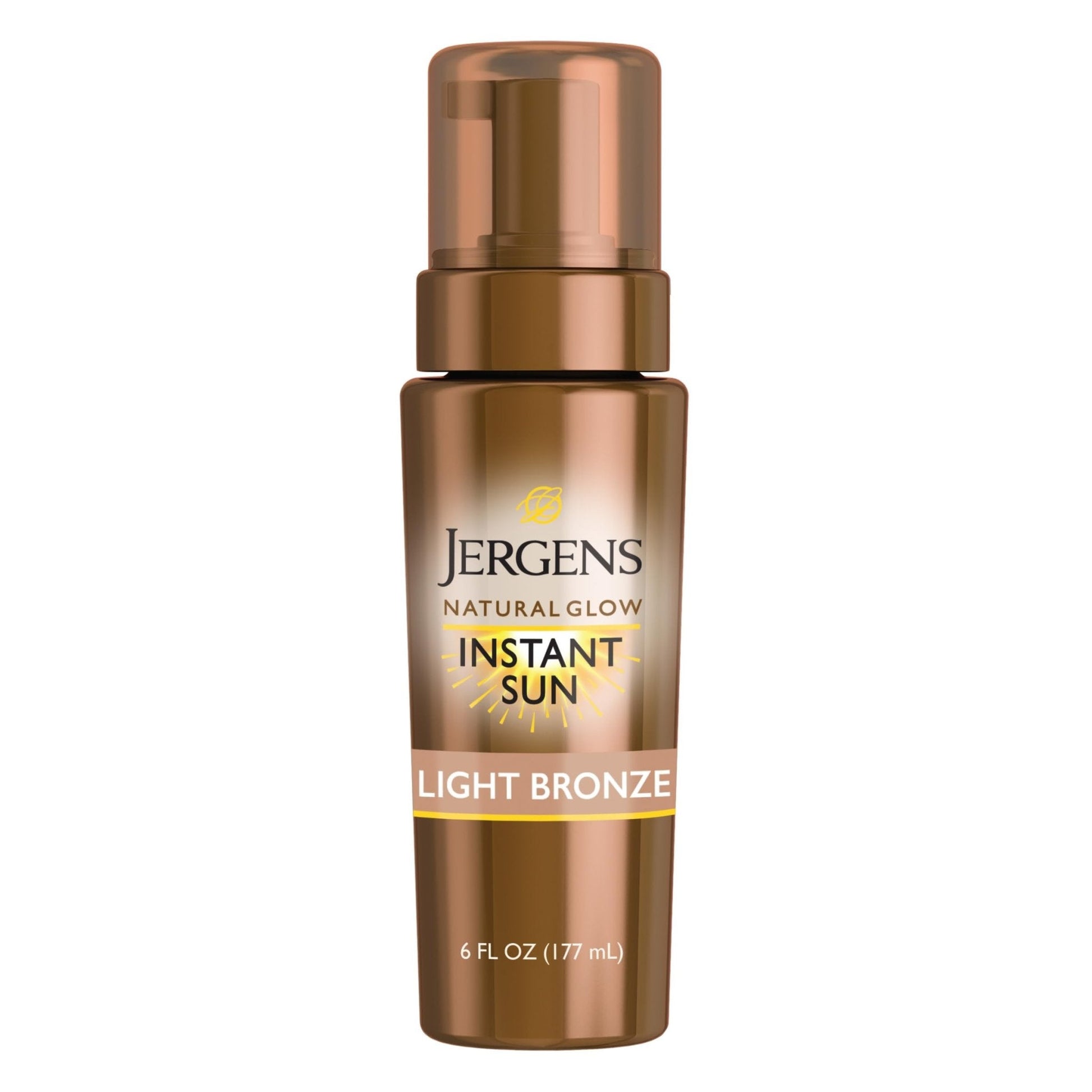 Jergens Natural Glow Instant Sun Body Mousse, Self Tanner for Light Bronze Tan, Sunless Tanning Body Bronzer - PrimeBioHealth - canada supplements