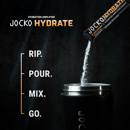 Jocko Fuel Hydrate Electrolytes Powder Packets Low Sugar - Hydration Amplifier Packets for Recovery, Dehydration, & Exercise - with Vitamins B6, B12 & C - PrimeBioHealth - canada supplements