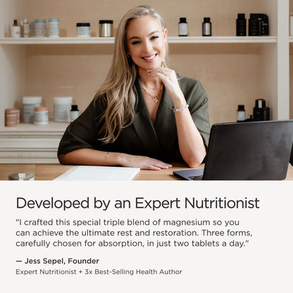 JSHealth Magnesium Supplement for Sleep. 400mg Triple-Form Glycinate, Citrate, Amino Acid Chelate - PrimeBioHealth - canada supplements