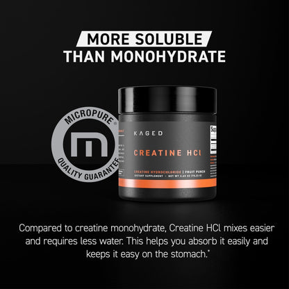 Kaged Creatine HCl Powder | 7X Concentrated vs Mono | Muscle Building & Recovery | High Absorption | No Bloating | Creatine for Men & Women - PrimeBioHealth - canada supplements