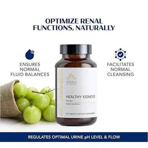 Kerala Ayurveda Healthy Kidney Herbal Tablets | Support Normal Kidney Function and Health | Kidney and Bladder Support | Urinary System Support - 90 Count
