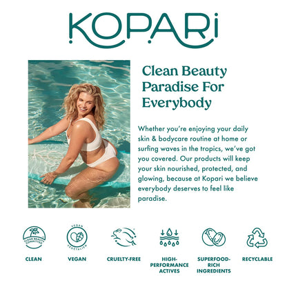 Kopari Rose Gold Sunglaze Sheer Body Mist Sunscreen SPF 42, Infused with Shimmering Body Oil, Hydrating Mist, Hydrates - PrimeBioHealth - canada supplements