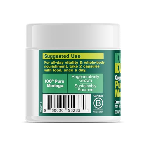 KULI KULI Organic Pure Moringa Capsules, 60 CT - PrimeBioHealth - canada supplements