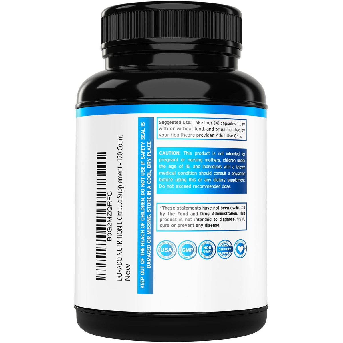 L Citrulline 3000mg Supplement (120 Capsules) Support L Arginine & Nitric Oxide Pills - L-Citrulline For Men & Women - Muscle Recovery & Pump Supplement - 3rd Party Tested - PrimeBioHealth - canada supplements
