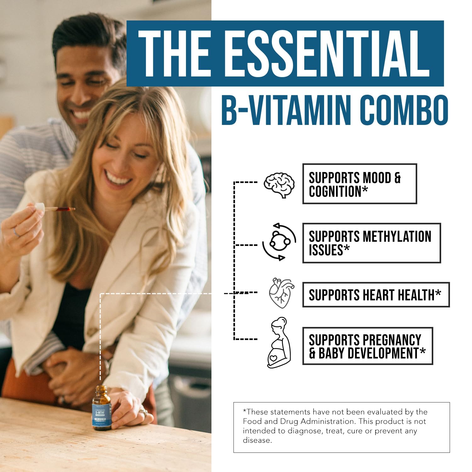 L Methyl Folate 15mg Plus Methyl B12 Cofactor – Organic Berry Flavor, High Potency Liquid Sublingual Active 5-MTHF Form - Supports Mood, Methylation - PrimeBioHealth - canada supplements