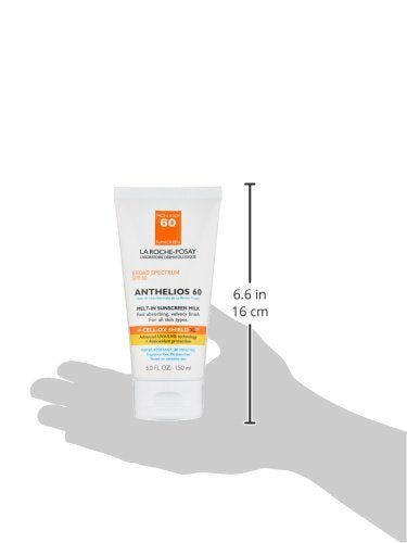 La Roche-Posay Anthelios Melt-In Milk Sunscreen SPF 60, Sunscreen For Body & Face, Broad Spectrum SPF + Antioxidants, Oil Free - PrimeBioHealth - canada supplements