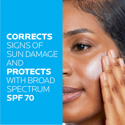 La Roche-Posay Anthelios UV Correct Sunscreen Moisturizer SPF 70, Daily Anti-Aging Face Moisturizer with Niacinamide - PrimeBioHealth - canada supplements