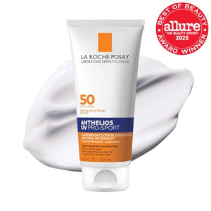 La Roche-Posay Anthelios UV Pro-Sport SPF 50 Sunscreen for Face & Body, Water & Sweat Resistant with Non-Drip Formula, Invisible Broad Spectrum Sunscreen Lotion - PrimeBioHealth - canada supplements