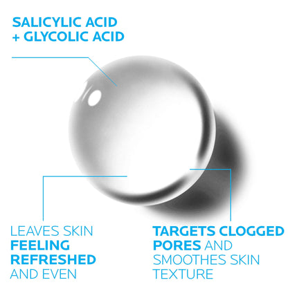 La Roche-Posay Effaclar Clarifying Solution Acne Toner with Salicylic Acid and Glycolic Acid - PrimeBioHealth - canada supplements