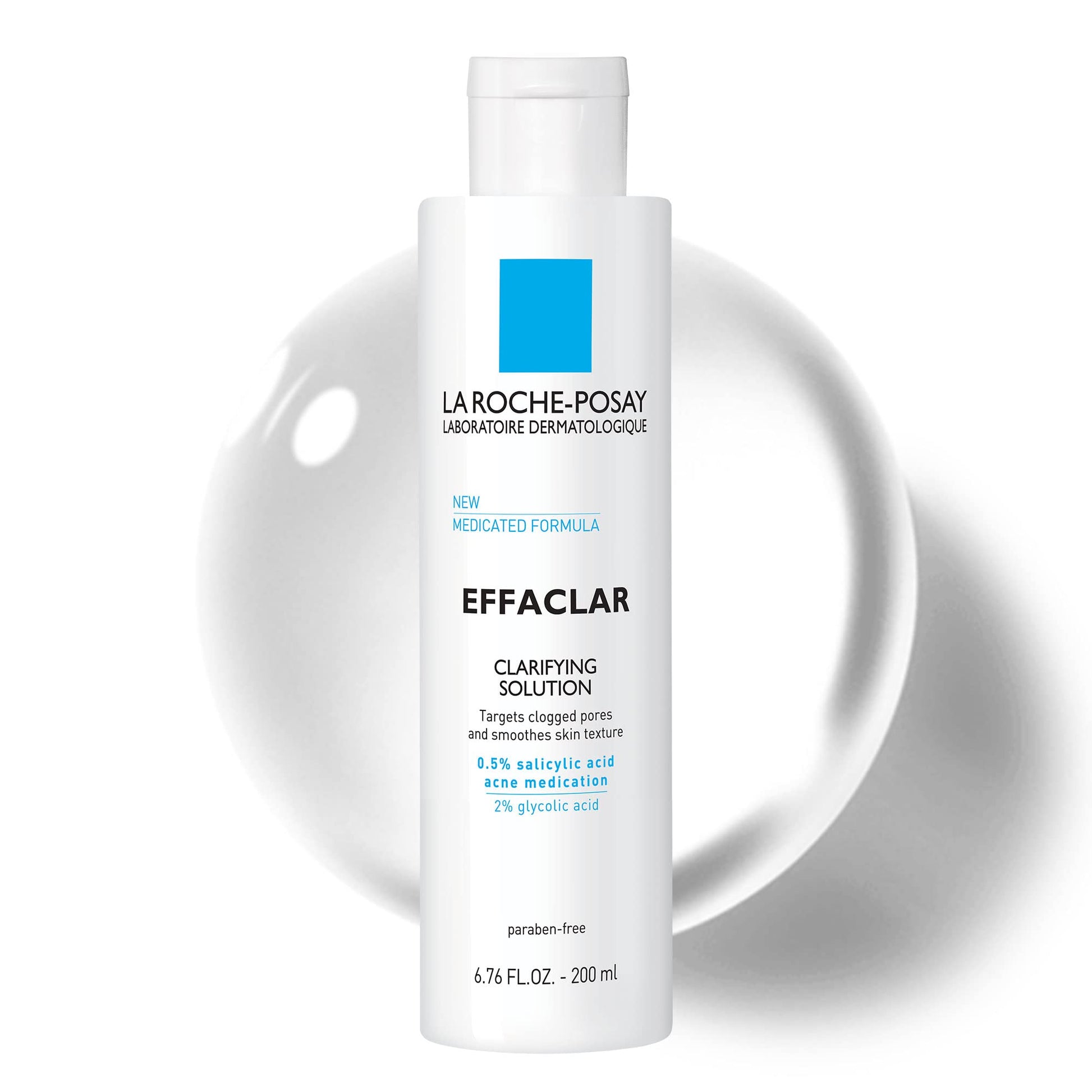La Roche-Posay Effaclar Clarifying Solution Acne Toner with Salicylic Acid and Glycolic Acid - PrimeBioHealth - canada supplements