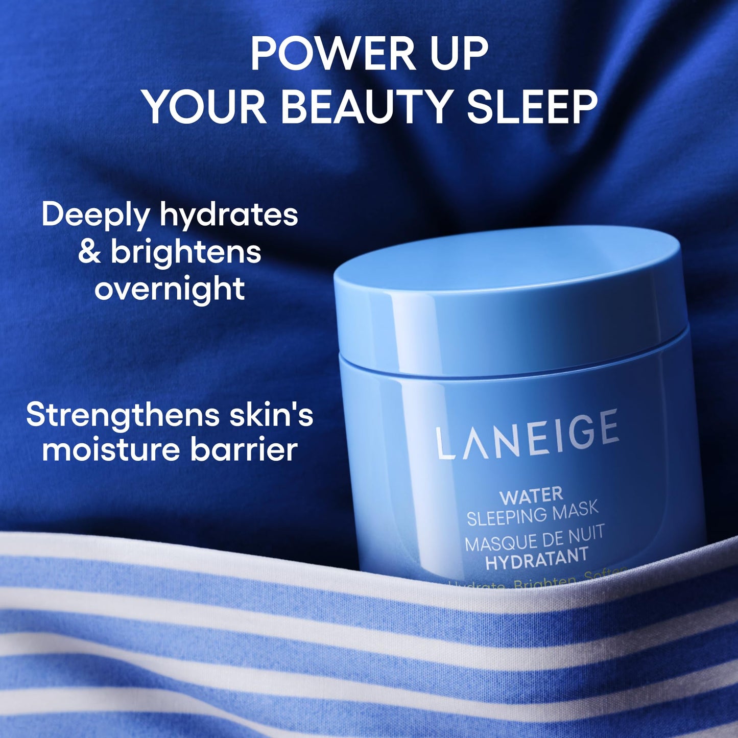 LANEIGE Water Sleeping Mask: Brightening Overnight Korean Sleeping Mask for Deep Hydration - PrimeBioHealth - canada supplements
