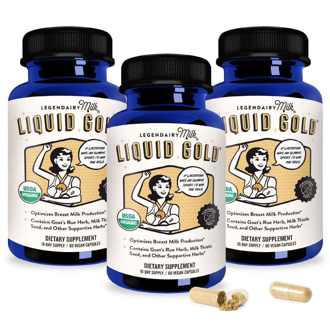 Legendairy Milk Liquid Gold Lactation Support | Lactation Supplement with Organic Goats Rue, Milk Thistle, Shatavari, Fennel, Alfalfa & Anise - PrimeBioHealth - canada supplements